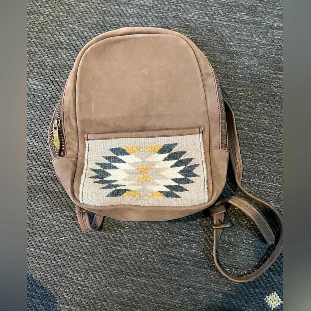 MZ Fair Trade MZ Made mini leather backpack